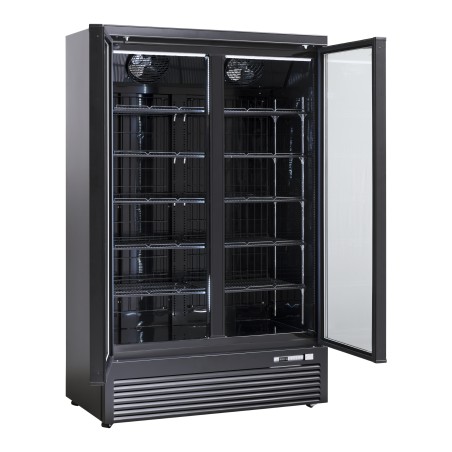 Šaldytuvas vertikali vitrina Scandomestic DC1080BB