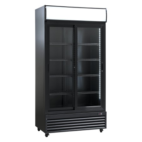 Refrigerator vertical display Scandomestic SD 802 BSLE