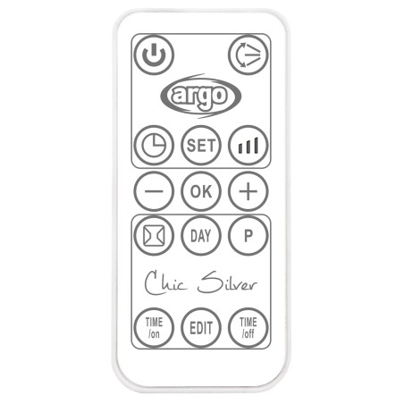 SIENINIS ORO ŠILDYTUVAS ARGO CHIC SILVER