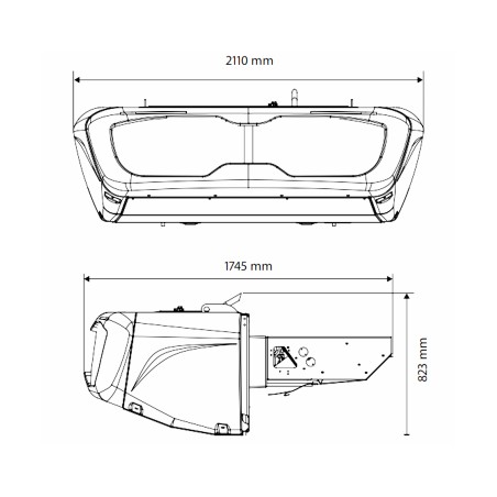 Automobilinis šaldymo agregatas Zanotti U0800 (U0800NBA000DEU)