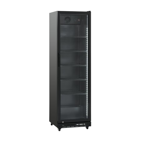 Šaldytuvas vertikali vitrina Scandomestic SD 430 BE