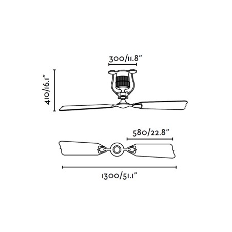 Lubų ventiliatorius Faro baLi